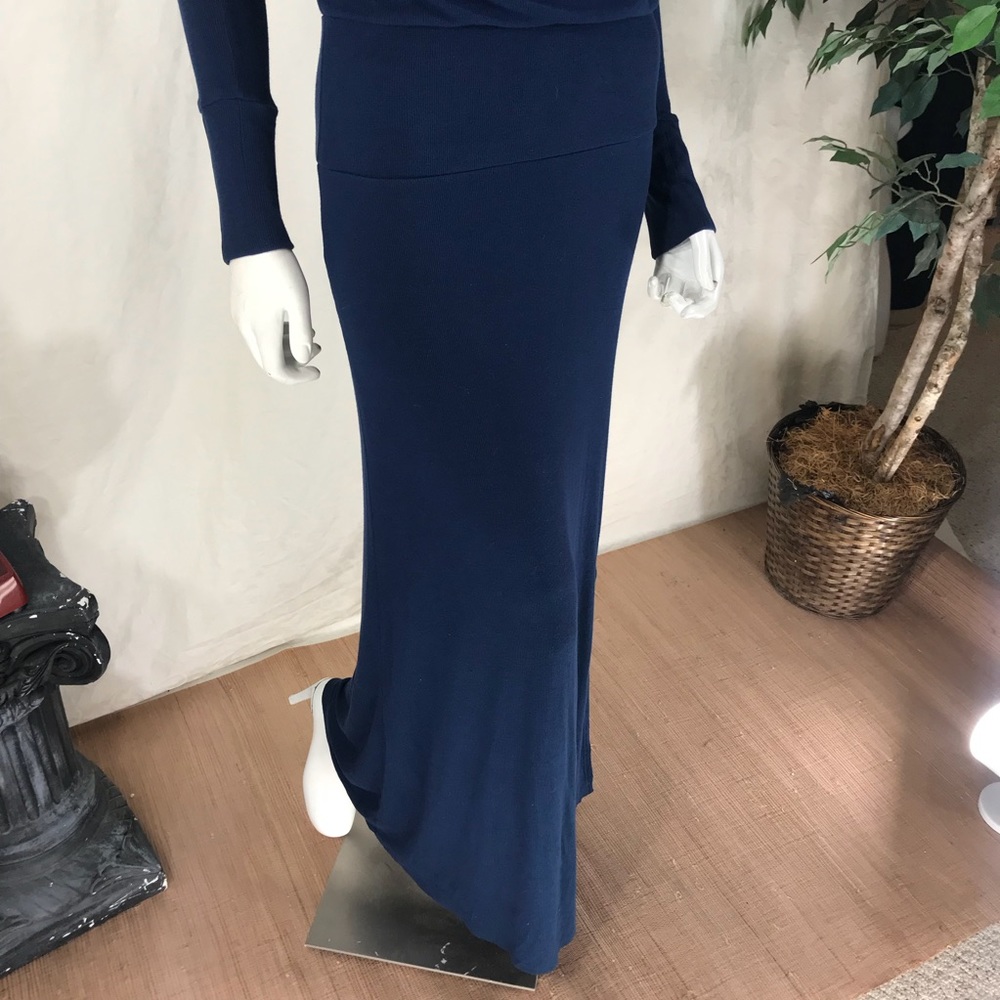 Long Blue Colleen Lopez Dress - Picture 3 of 6
